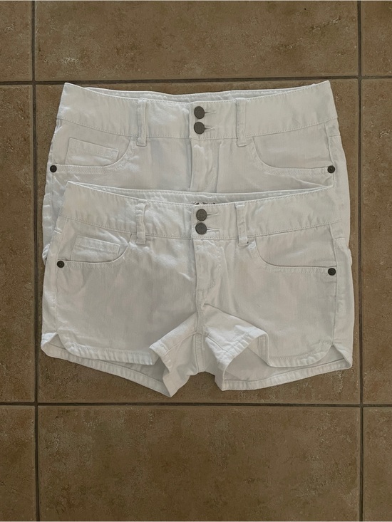 SO Pants - SO White Low Rise Jean Shorts Bundle of Two Size 3